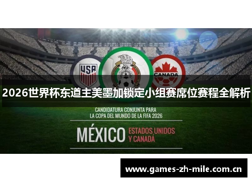 2026世界杯东道主美墨加锁定小组赛席位赛程全解析 2026世界杯东道主美墨加锁定小组赛席位赛程全解析